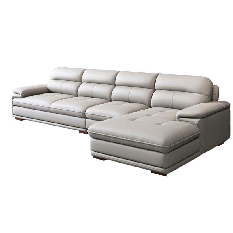 Versatile Straight/L-Shape White Sofa/Sofa Recliner with Horizontal/Right Hand Facing Orientation - image 5