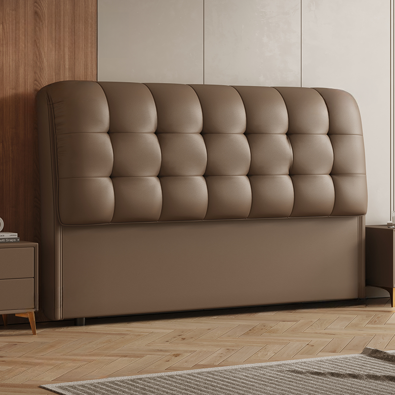 Simplistic Style Panel Headboard with No Distressing, Piled Tufted Rectangular Design for Queen/Full/Twin XL Bed, Featuring Sponge Upholstery and Standard Height - image 3