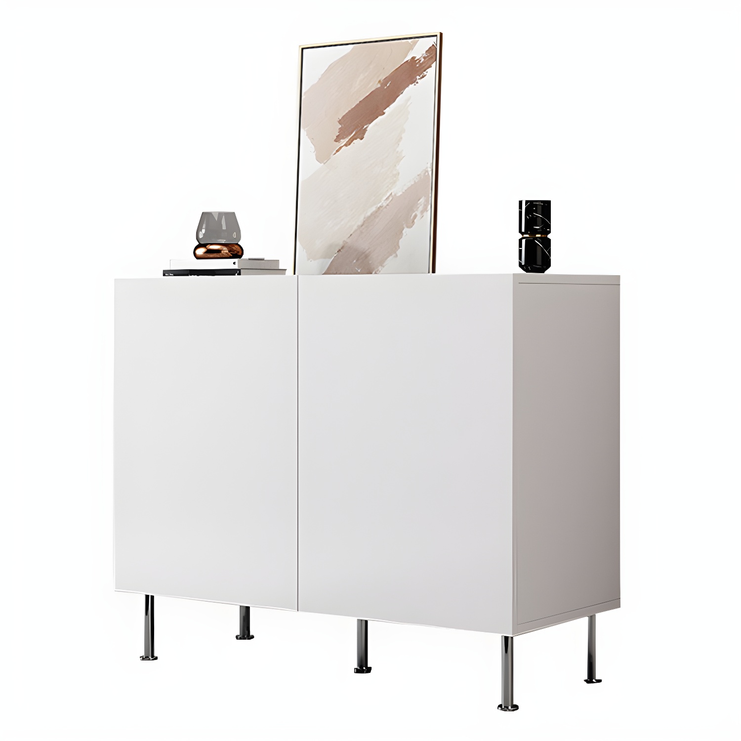 Adjustable Cabinets Sideboard Engineered Wood Sideboard for Living Room - image 12