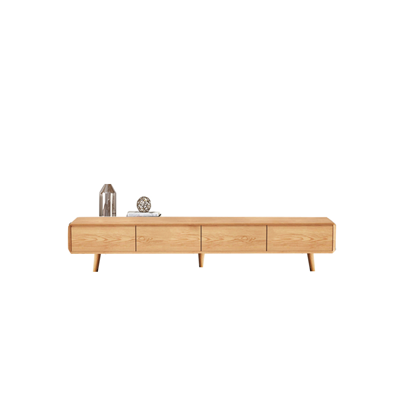 Art Deco Timber Rectangular TV Stand for Drawing Room with 4 Drawers for Home - image 3