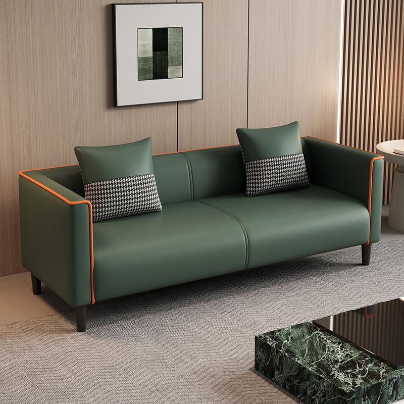 Elegant Sitting Room Sofa/Loveseat in Dove Grey, Tangerine, and Ivory with Solid and Manufactured Wood Construction
