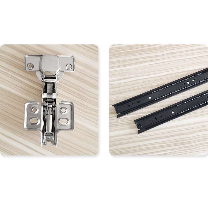 Solid Wood White Wardrobe Armoire with Drawers, Clothing Rod, and Shelves - image 9