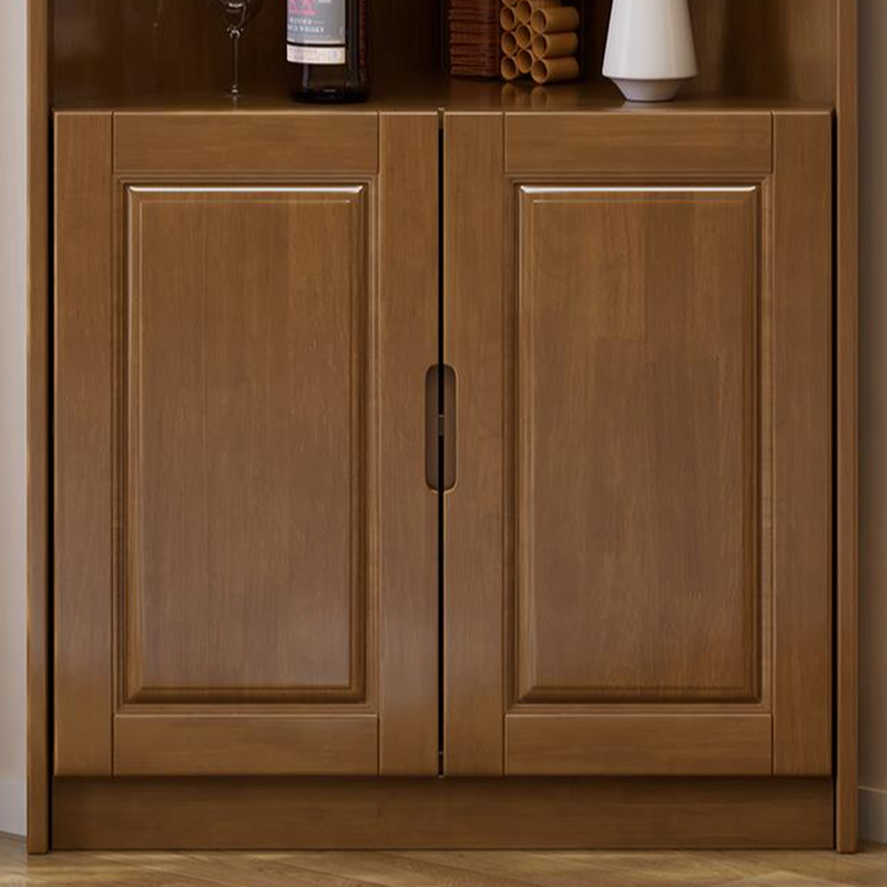Independent Rubberwood Utility Storage Cabinet with Shelves, Living Room - image 14