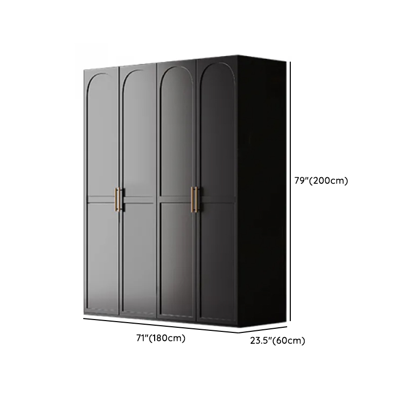 Modern Lumber Independent Wardrobe Armoire with Soft Close Drawer, Soft Close Door, and Interior Shelves - image 10