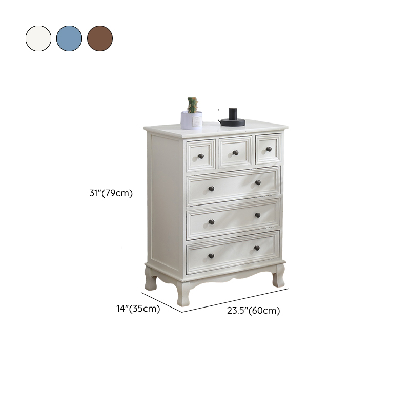 Wooden Bronze Solid Wood Dressers & Chests with Drawers Metal Handle, No Assembly - image 15