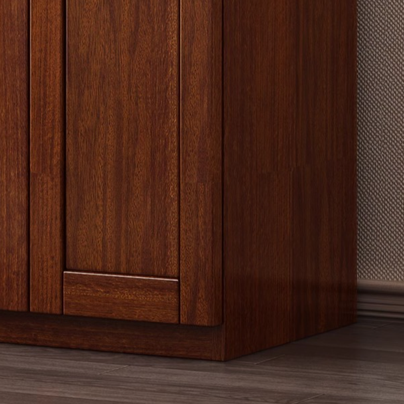 Sepia Modish Laminate Armoire Cabinet with Soft Close Door, Interior Shelves, and Clothing Rod - image 3