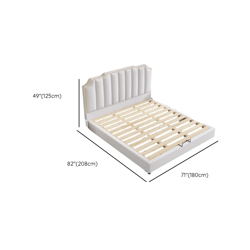 Solid Color Storage Bed/Platform Bed with Pine Wood Frame for Living Room - image 10