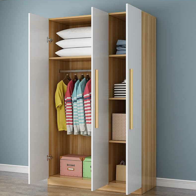 Modern Manufactured Wood Cabinet Armoire with Interior Shelves, Clothing Rod and Soft Close Door - image 6