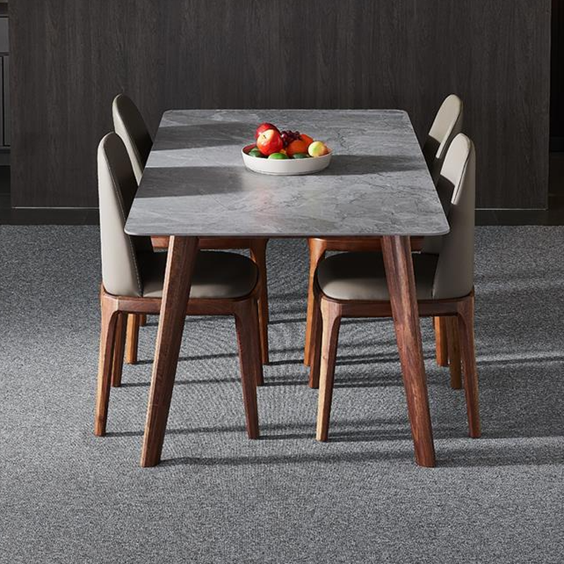 Natural Wood Outlined Unwavering Leather Cushion Side Chair for Dining Room - image 12