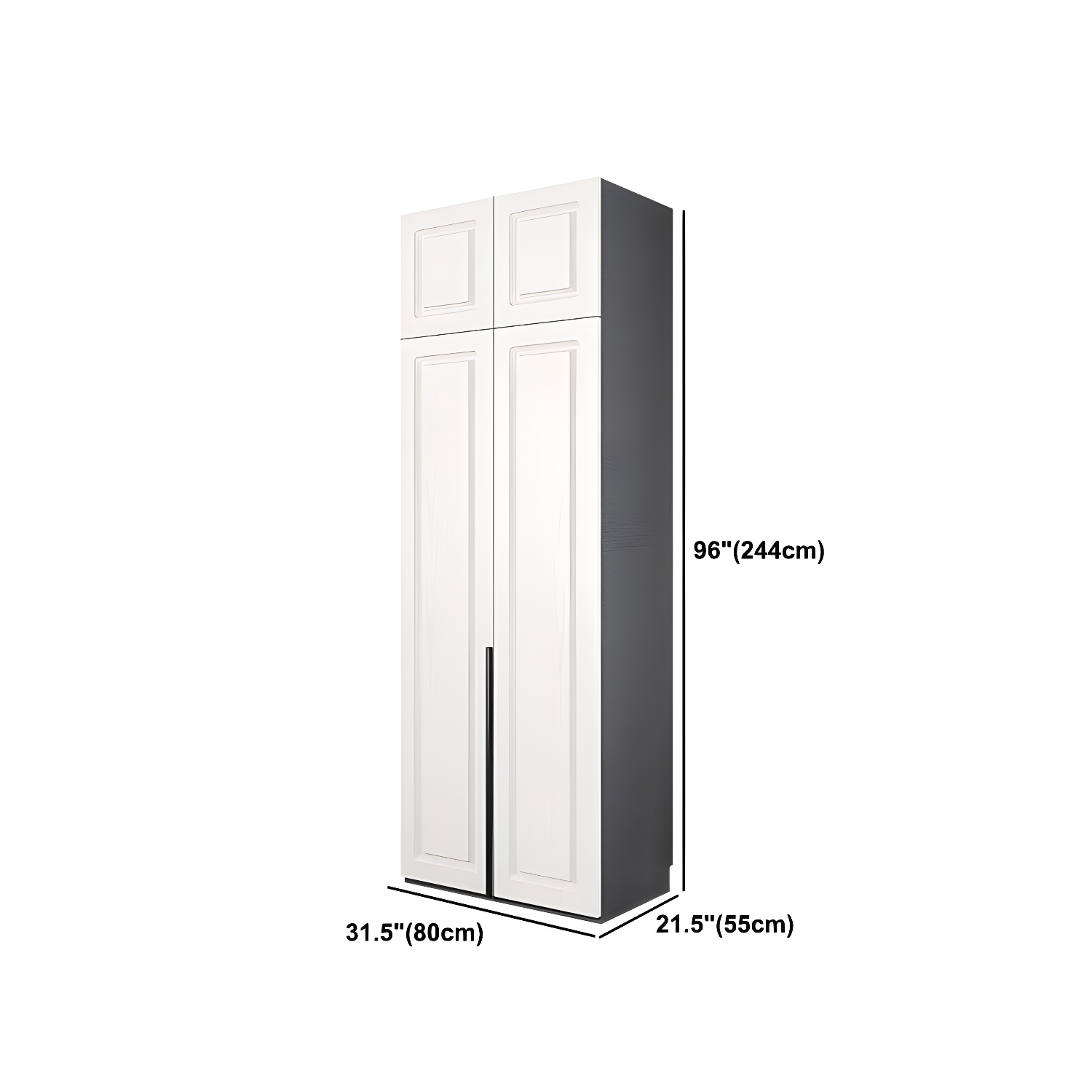 Modern Style Wooden Wardrobe Soft Close Door Wardrobe Closet with Drawer - image 26
