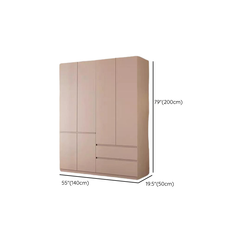 Modish Manufactured Wood Independent Armoire Cabinet with Soft Close Drawer, Soft Close Door, Interior Shelves, and Clothing Rod - image 16