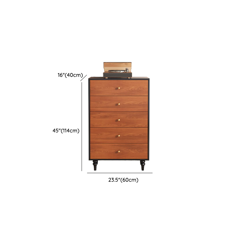 Cocoa Simple Manufactured Wood Bachelor Chest/Console Dresser/Lingerie Chest with 6/5/3 Drawers Vertical/Horizontal - image 15