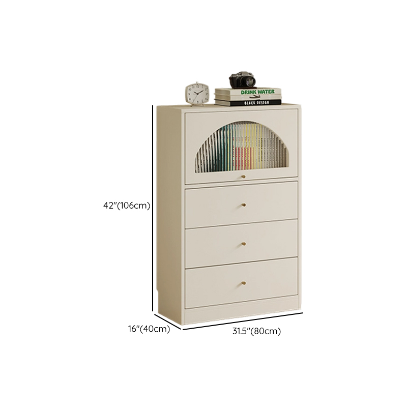Chalk Casual Composite Wood Combo Dresser for Parlor with 6/3/5 Drawers and Hutch in Vertical Orientation - image 9