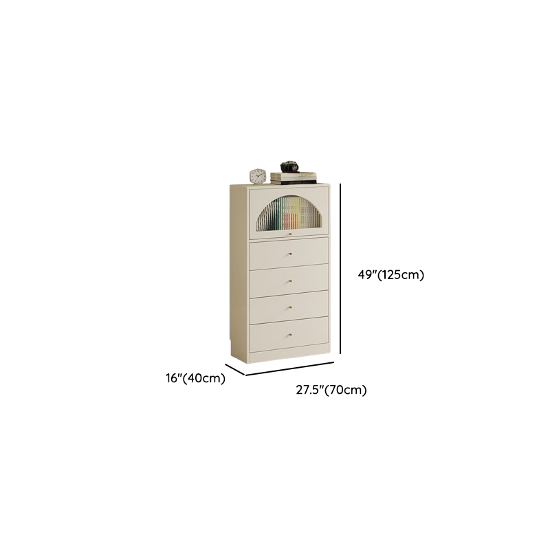 Chalk Casual Composite Wood Combo Dresser with Shelves, 6/3/5 Drawers, Hutch, Vertical - image 16