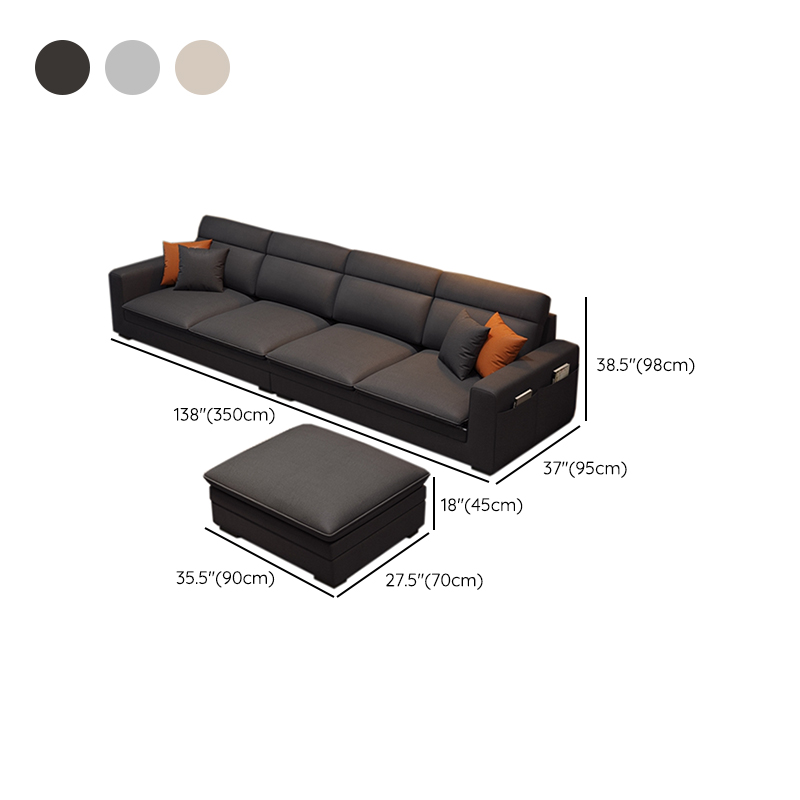 L-Shape/Straight Sofa Recliner/Sofa Couch with Concealed Support and Pine Wood Frame - image 36