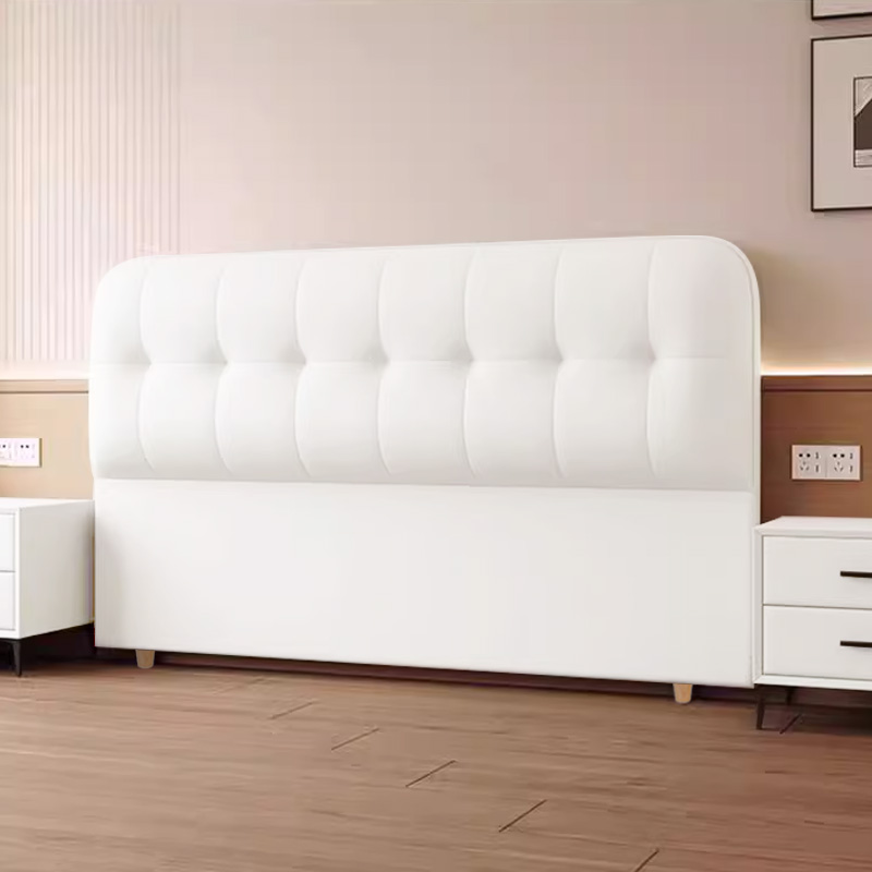 Trendy Panel Headboard with No Distressing, Piled Tufted Rectangle Design for King/Queen/Full Bed, Featuring Sponge Upholstery and Standard Height - image 6