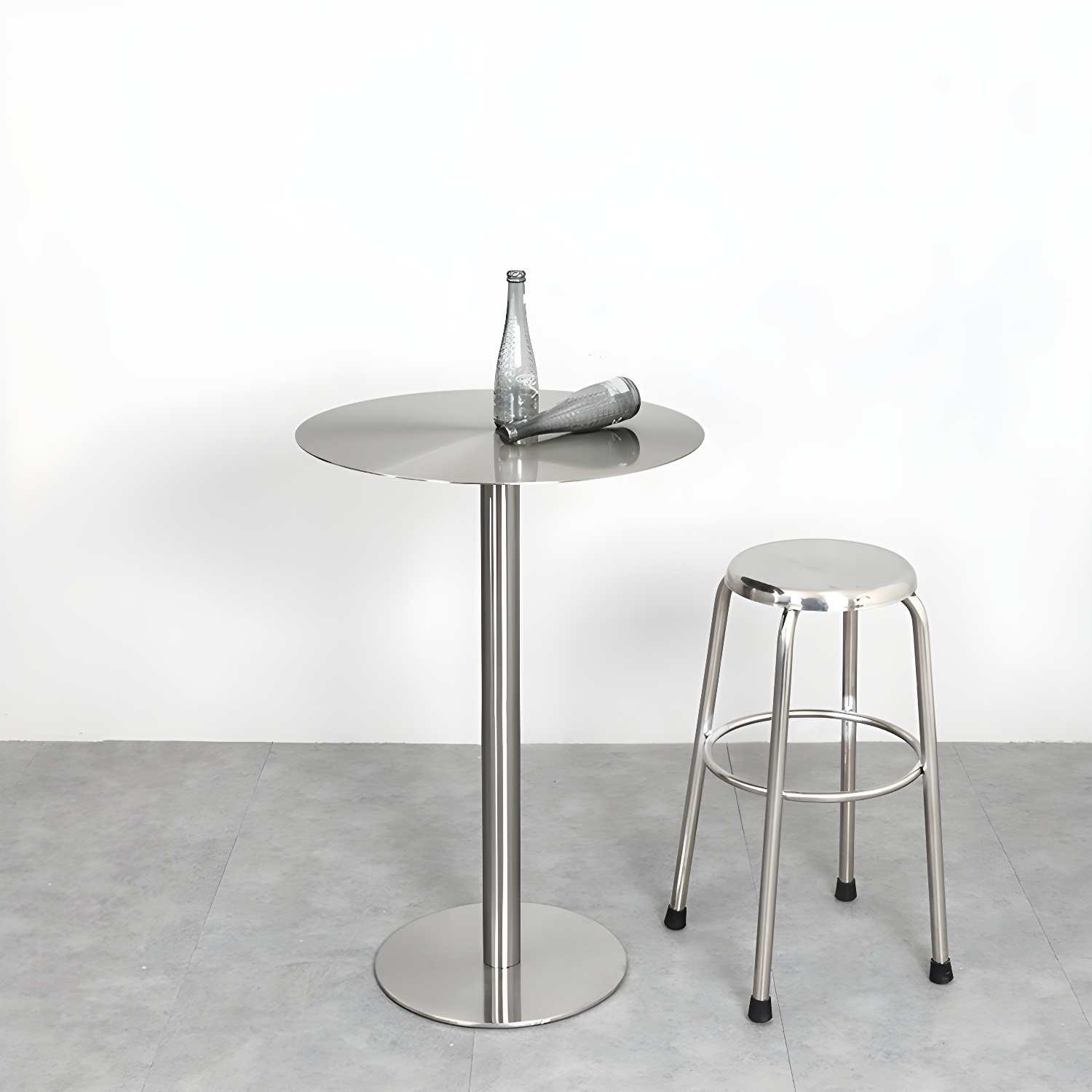 Mid-Century Modern Cocktail Table Pedestal 1 Single Coffee Table