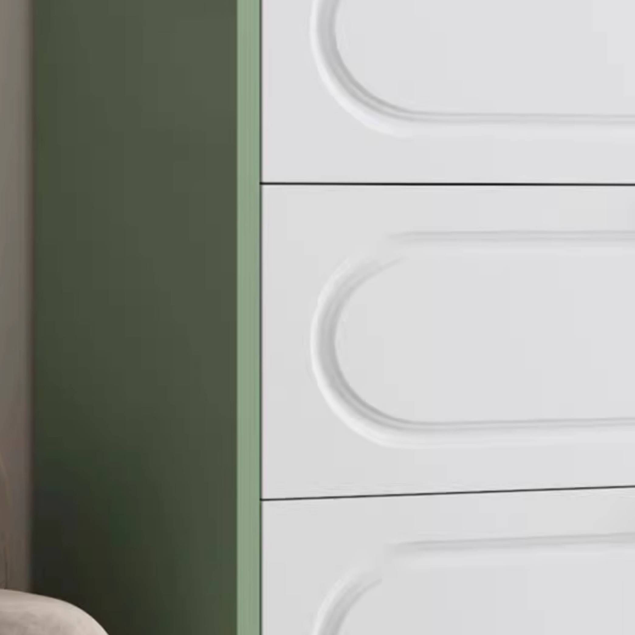 Light Green Casual Steel Bachelor Chest/Semainier - image 6