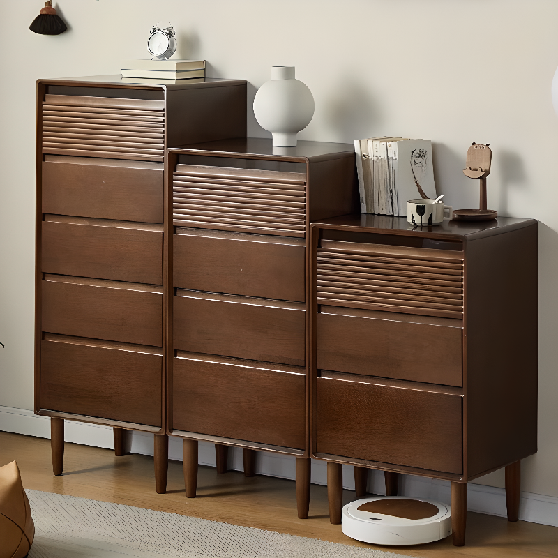 Minimalist Cube Double Dresser in Natural Wood - image 4
