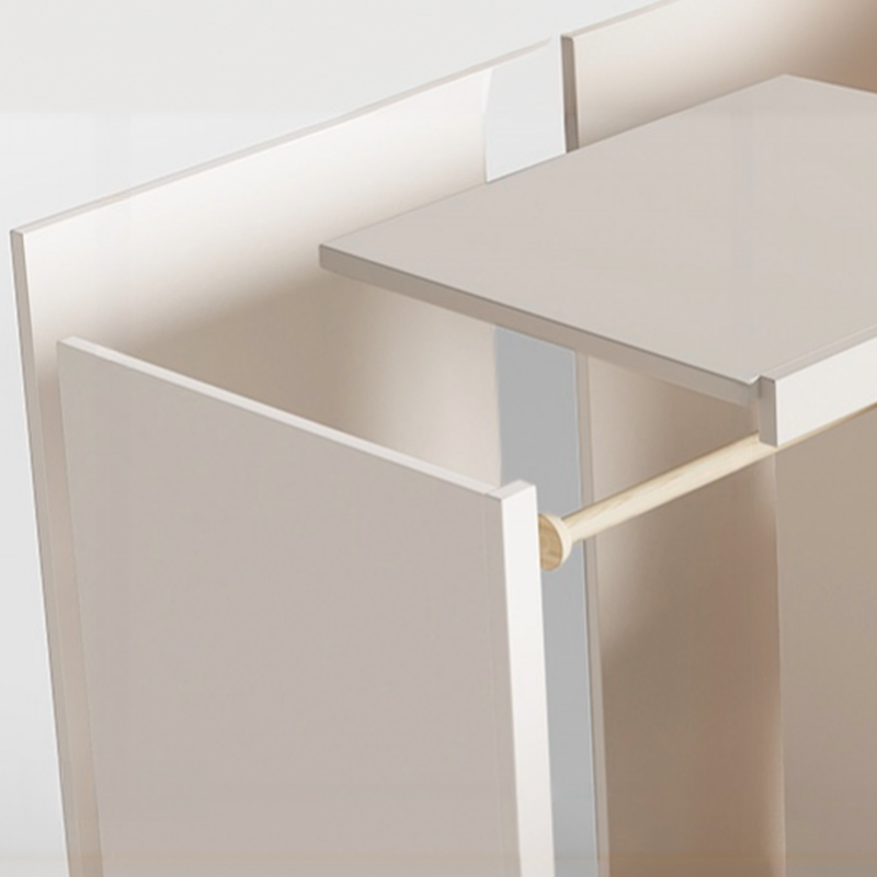 Chalk Almirah in Timber with Clothing Rod, 3 Cabinets/2 Cabinets and 5-Drawer/4-Drawer/3-Drawer in a Minimalist Style, 3-Shelf/2-Shelf Included/Not Included - image 8