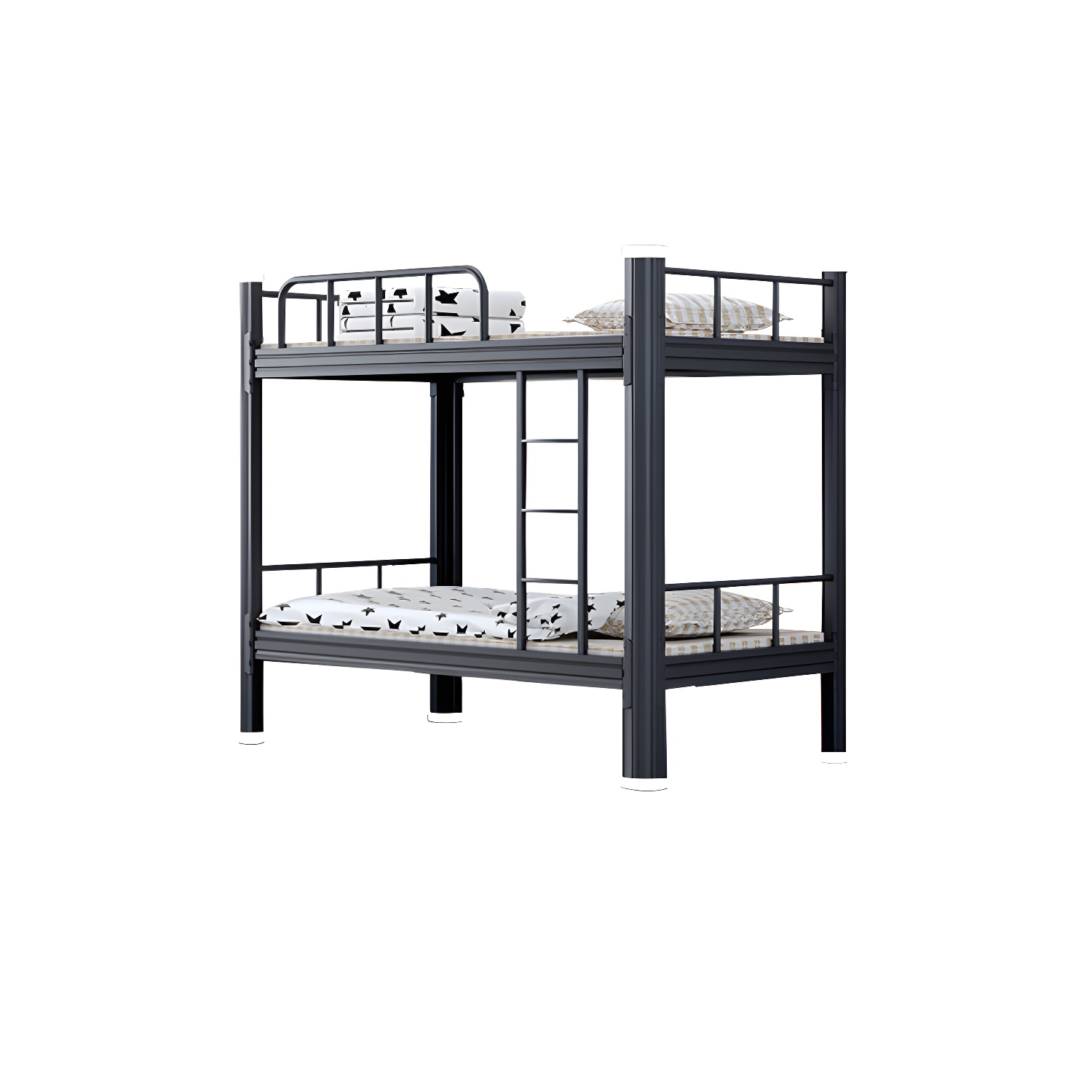 Modern Bunk Bed Dormitory Bedroom Metal Bed Frame with With Headboard and Footboard - image 7