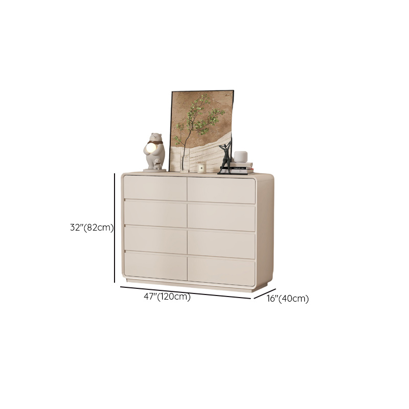 Off-White Trendy Composite Wood Bachelor Chest/Double Dresser/Lingerie Chest with 3/4/5 Drawers in Vertical/Horizontal Orientation - image 5