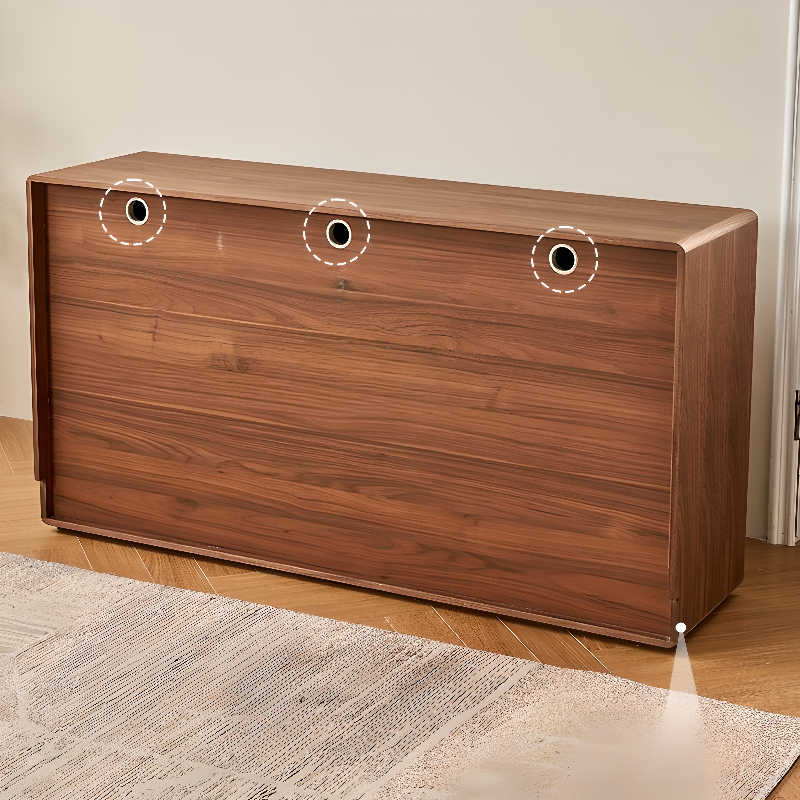 Simplistic Standard/Narrow Sideboard with 3 Drawers, 3 Shelves, Compartment, 2 Doors & Closet - image 14