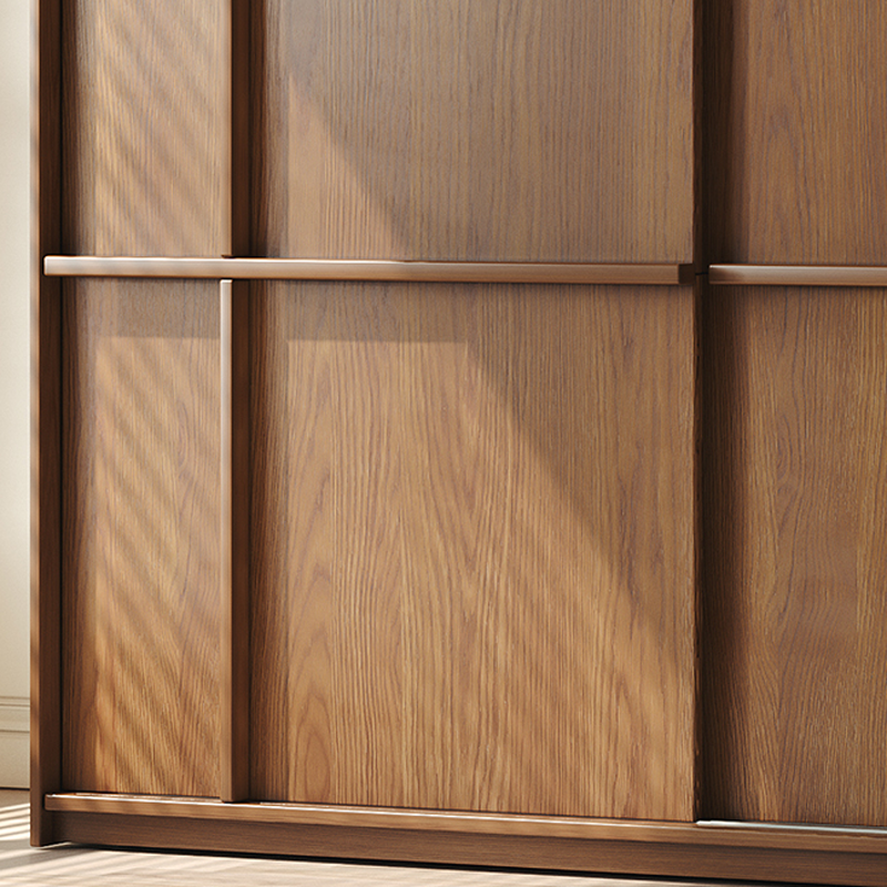 Stylish Coffee Modern Lumber Standalone Armoire Cabinet with Soft Close Drawers and Doors, Interior Shelves - image 5