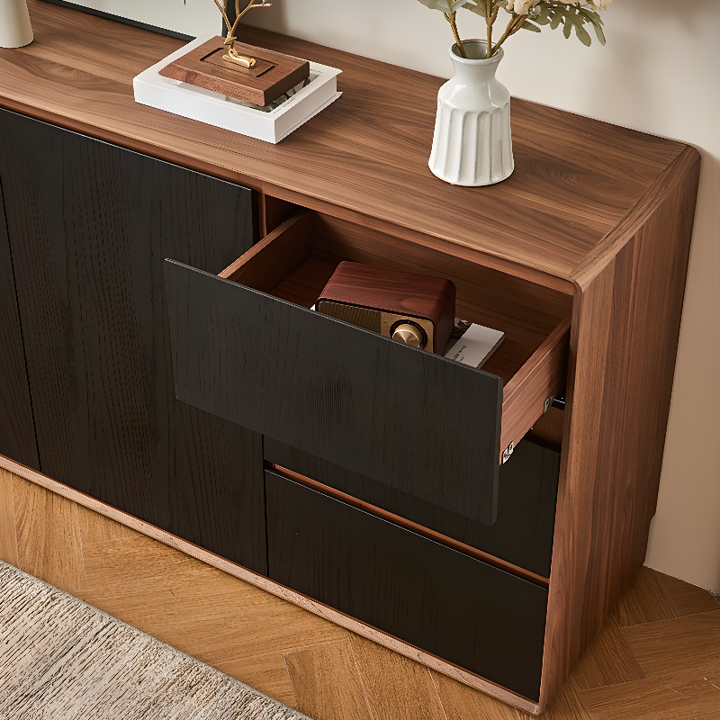 Simplistic Standard/Narrow Sideboard with 3 Drawers, 3 Shelves, Compartment, 2 Doors & Closet - image 13