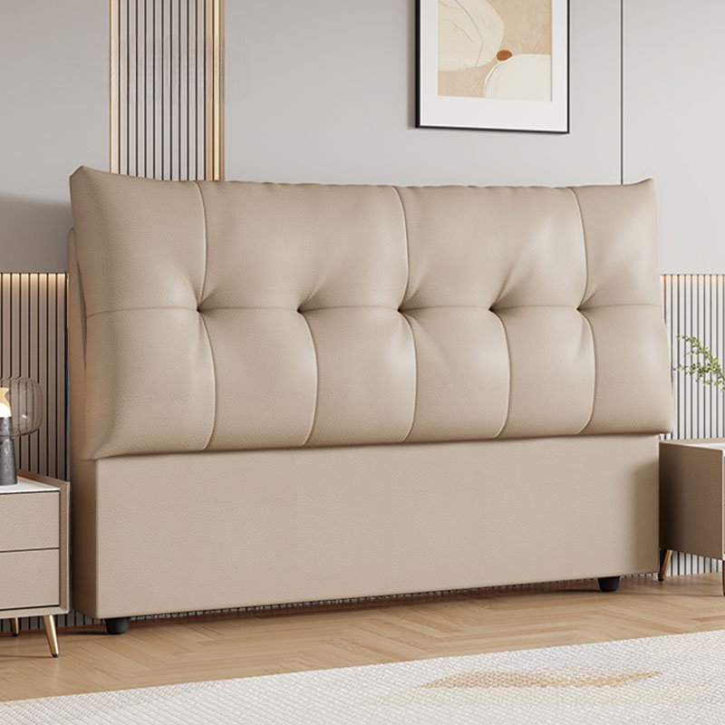 Trendy Panel Headboard with No Distressing, Piled Tufted Rectangle for Queen/Full Bed, Sponge Upholstery Fill, Standard Height - image 5
