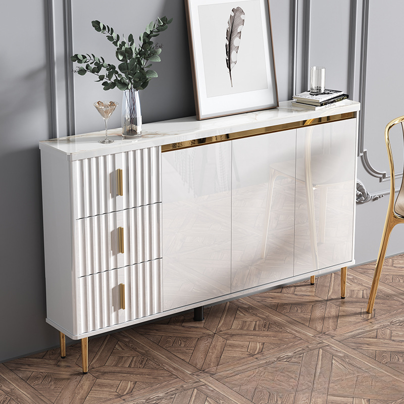 Luxurious Chalk Stone Standard Flooring Sideboard with 3 Doors & Variable Shelf - image 17