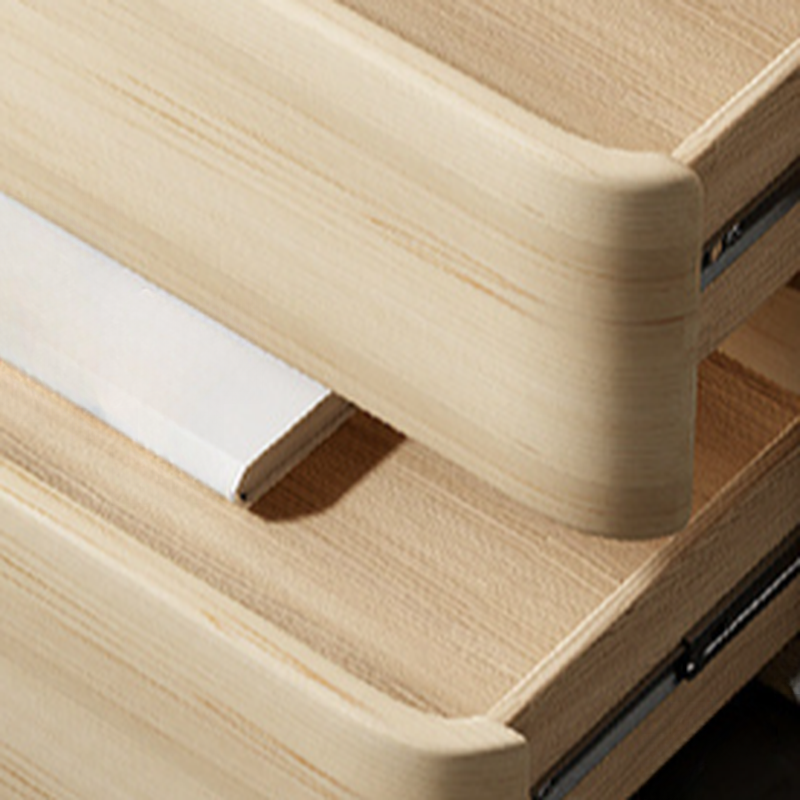 Postmodern Bedside Cabinet Nightstand with 2 Drawers - image 13