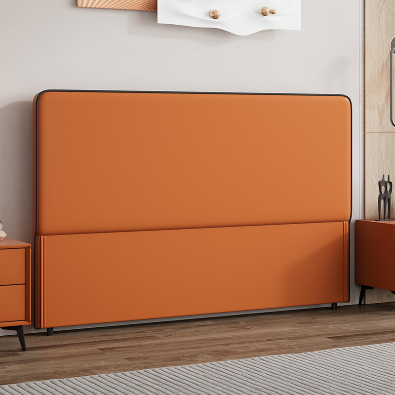Modish Style Panel Headboard with No Distressing in Timber, Rectangle Shape for King/Queen/Full Bed, Featuring Sponge Upholstery Fill and Standard Height - image 4