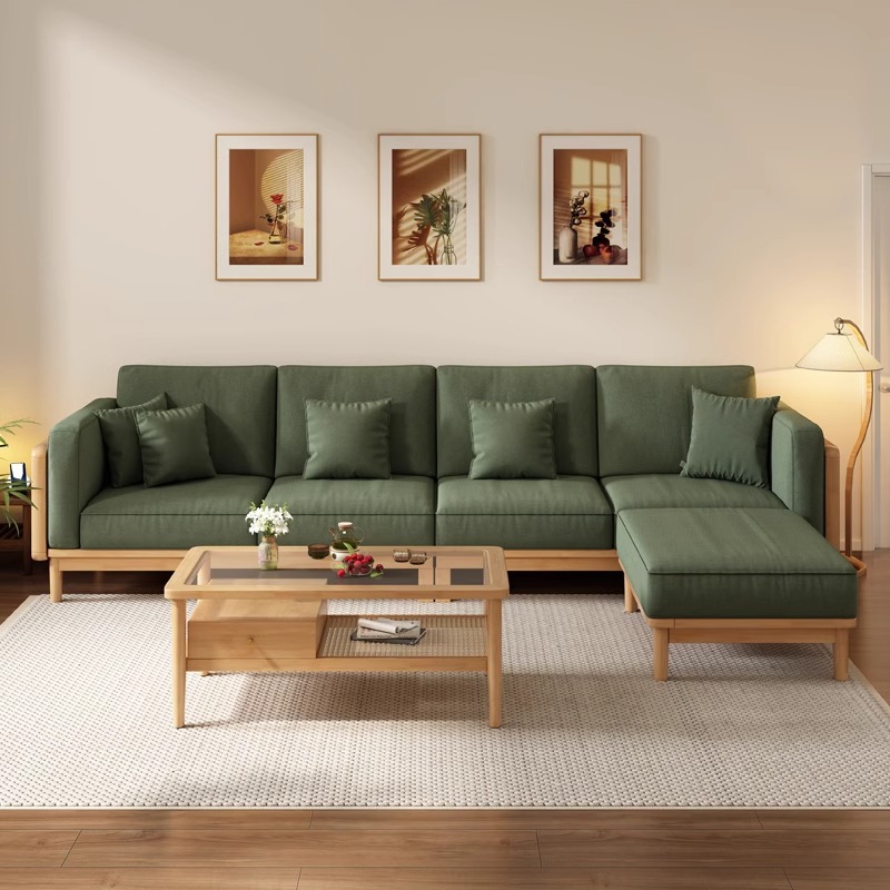 Victorian Style Jade Green Sofa Couch/Single Sofa for Sitting Room with 1 to 5 Pillows - image 5