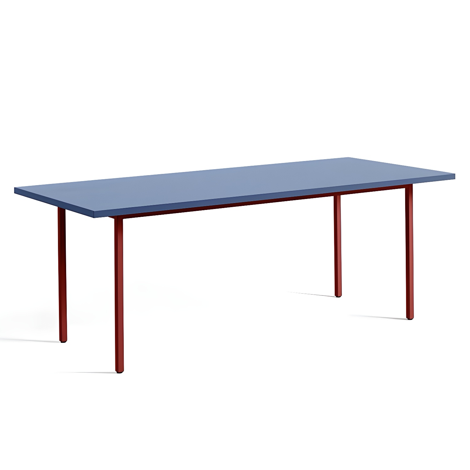 Scandinavian Wooden Rectangular Dining Table with Standard Height Legs