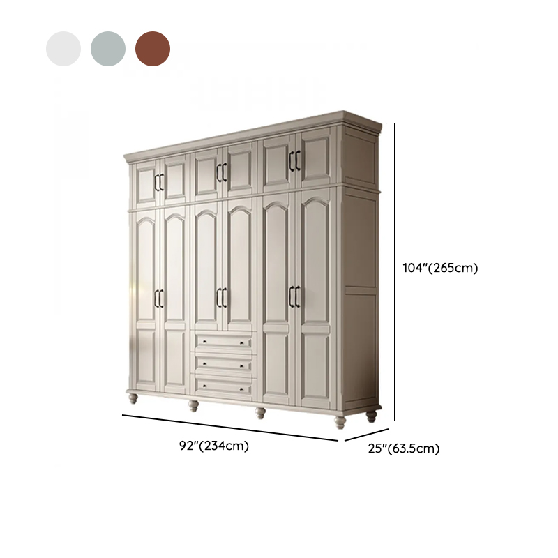 Standalone Wood Armoire Cabinet with Hinged Soft Close Door, Soft Close Drawer & Interior Shelves - image 21