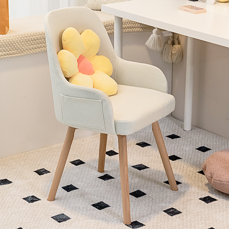 Rotatable/Non-Rotatable Steady Outlined Upholstered Arm Chair for Dinette with Solid Back and Foot Pads in a Modish Style - image 14