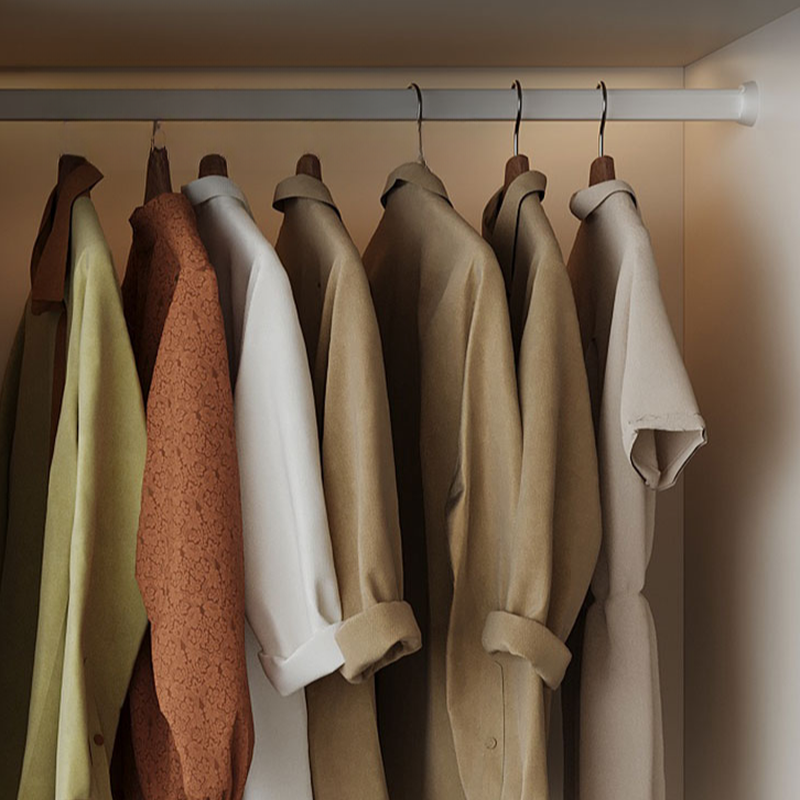 White Modish Laminate Wardrobe Armoire with 3-Drawer, Soft Close Door, Interior Shelves, and Hanging Rod - image 4