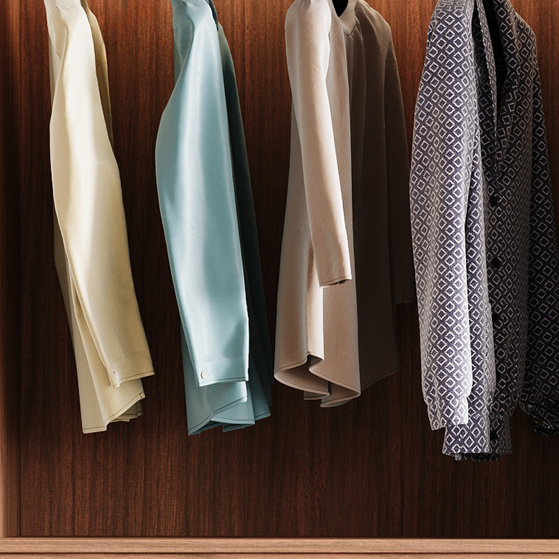 Acorn Minimalist Laminate Wardrobe Closet with 3-Drawer/6-Drawer, Soft Close Door, Interior Shelves, and Clothing Rod