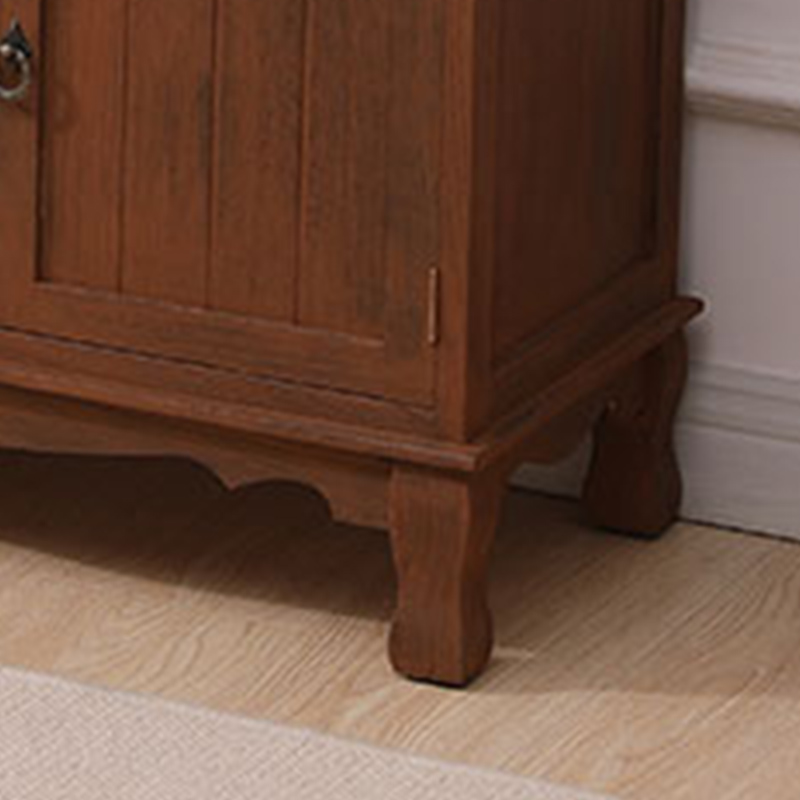 Scandinavian Narrow Metal Lingerie Chest/Semainier, Features 1 Cabinet and Included Shelves - image 18