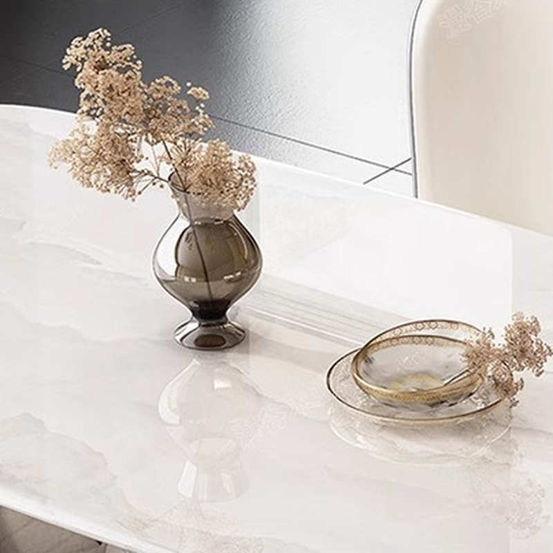 Modern Simple Style Dining Table Set with 7 Pieces Included - image 3