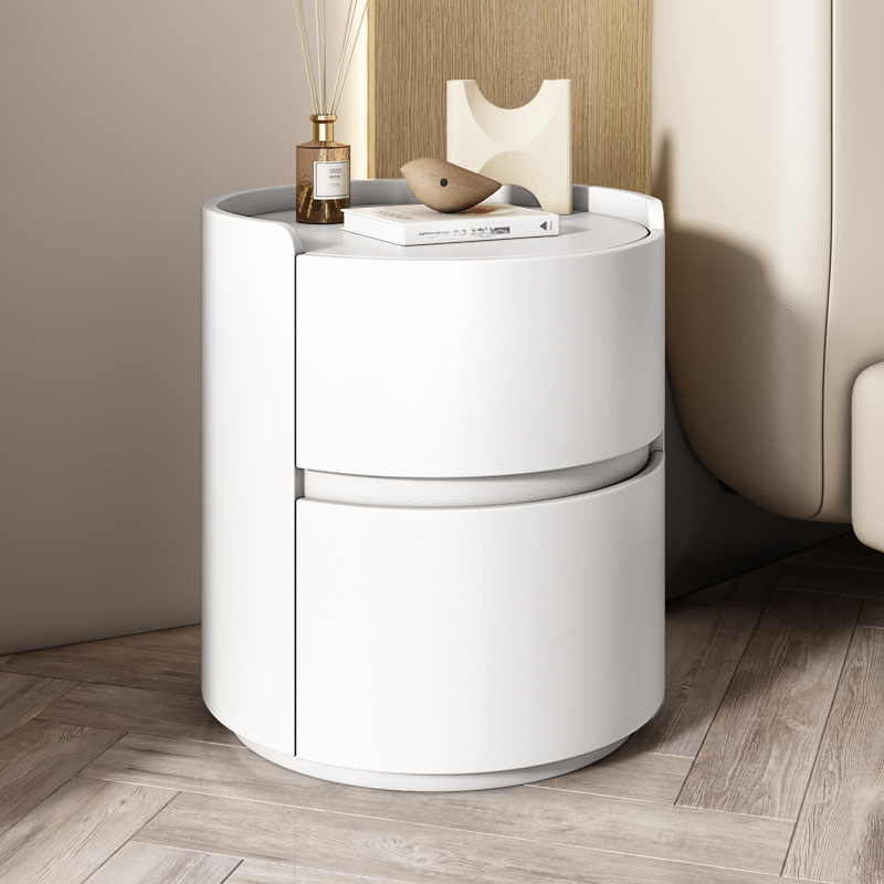 Simple 2 Tiers Nightstand With Drawer Organization, 2 Drawers - image 11