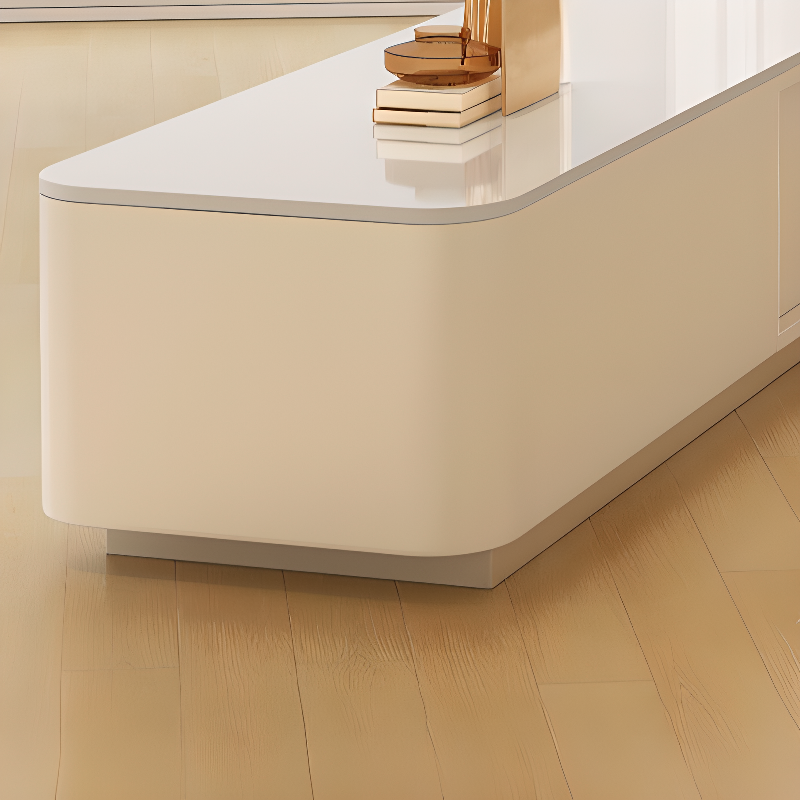 Rectangular Sintered Stone Countertop TV Stand with 3-Drawer/5 Drawers/4 Drawers and Cable Management in a Modern Simple Style - image 14