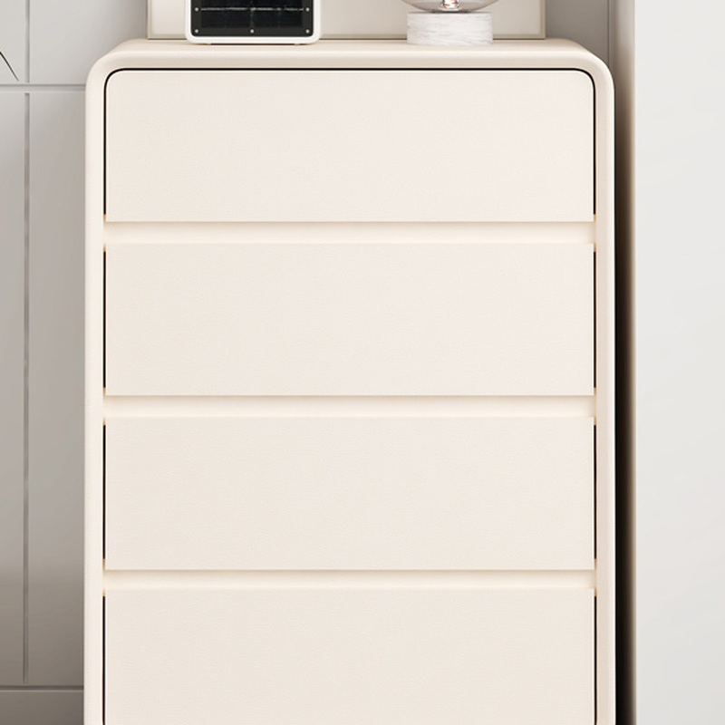 Chalk Minimalist Hardwood Console Dresser with 6 Drawers, Horizontal Orientation - image 5