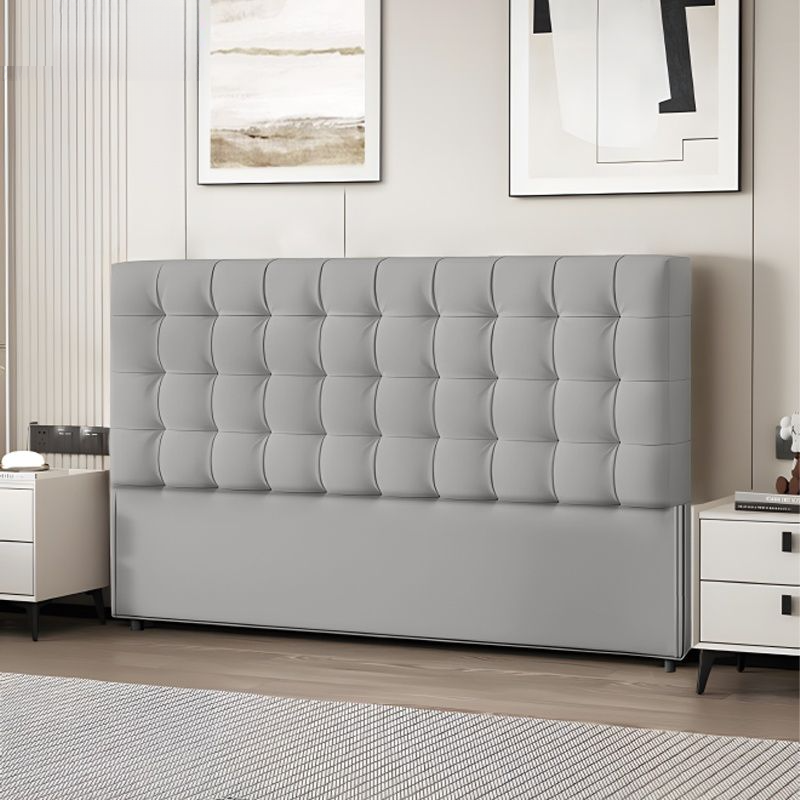 Modish No Distressing Button-tufted Panel Headboard in Rectangle Shape for King/Queen/Full Bed with Sponge Upholstery Fill and Standard Height - image 6