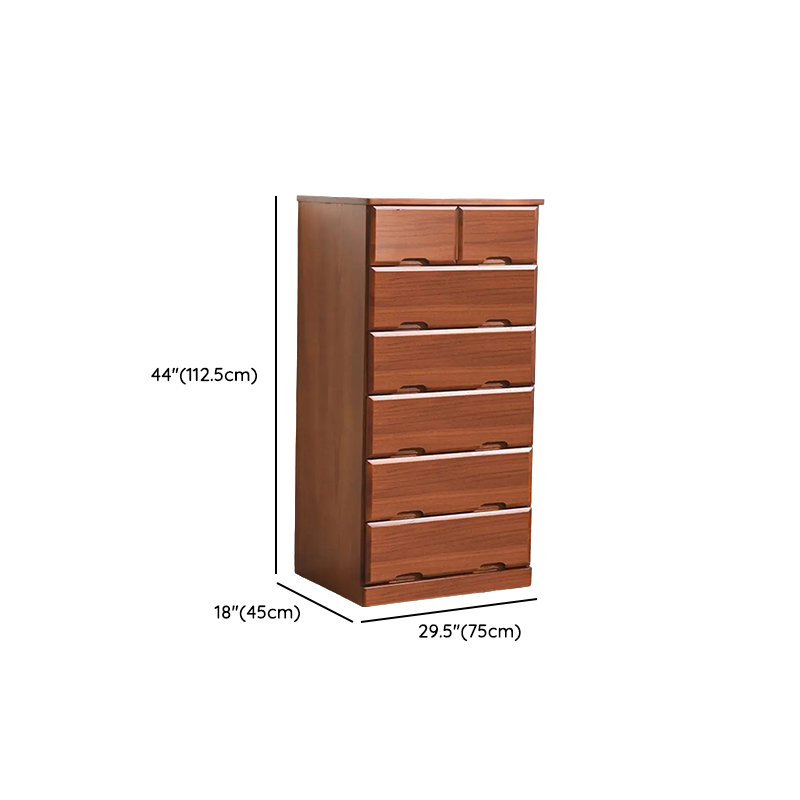 Sepia Minimalist Raw Wood Lingerie Chest/Dresser Vanity Combo with Multiple Drawers in Vertical/Horizontal Orientation - image 24