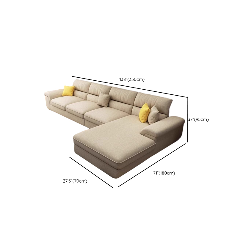 L-Shape Olive Green/Oatmeal/Midnight Black Right Upholstered Sofa Recliner in a Contemporary Style - image 18