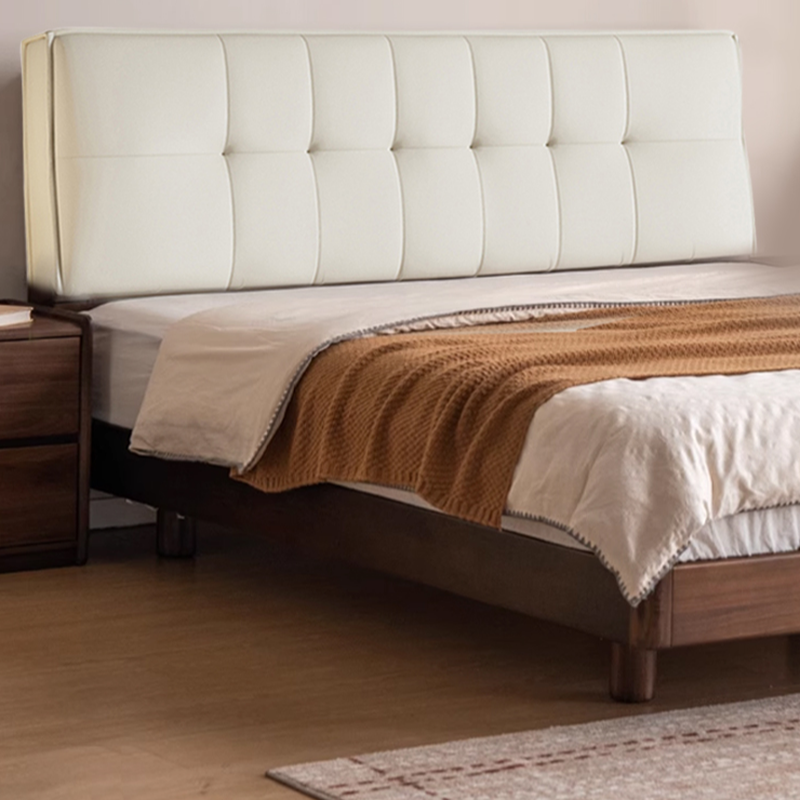 Simplistic Panel Headboard with No Distressing, Piled Tufted Rectangular Design for King/Twin XL/Queen Bed, Sponge Upholstery Fill, Standard Height - image 7