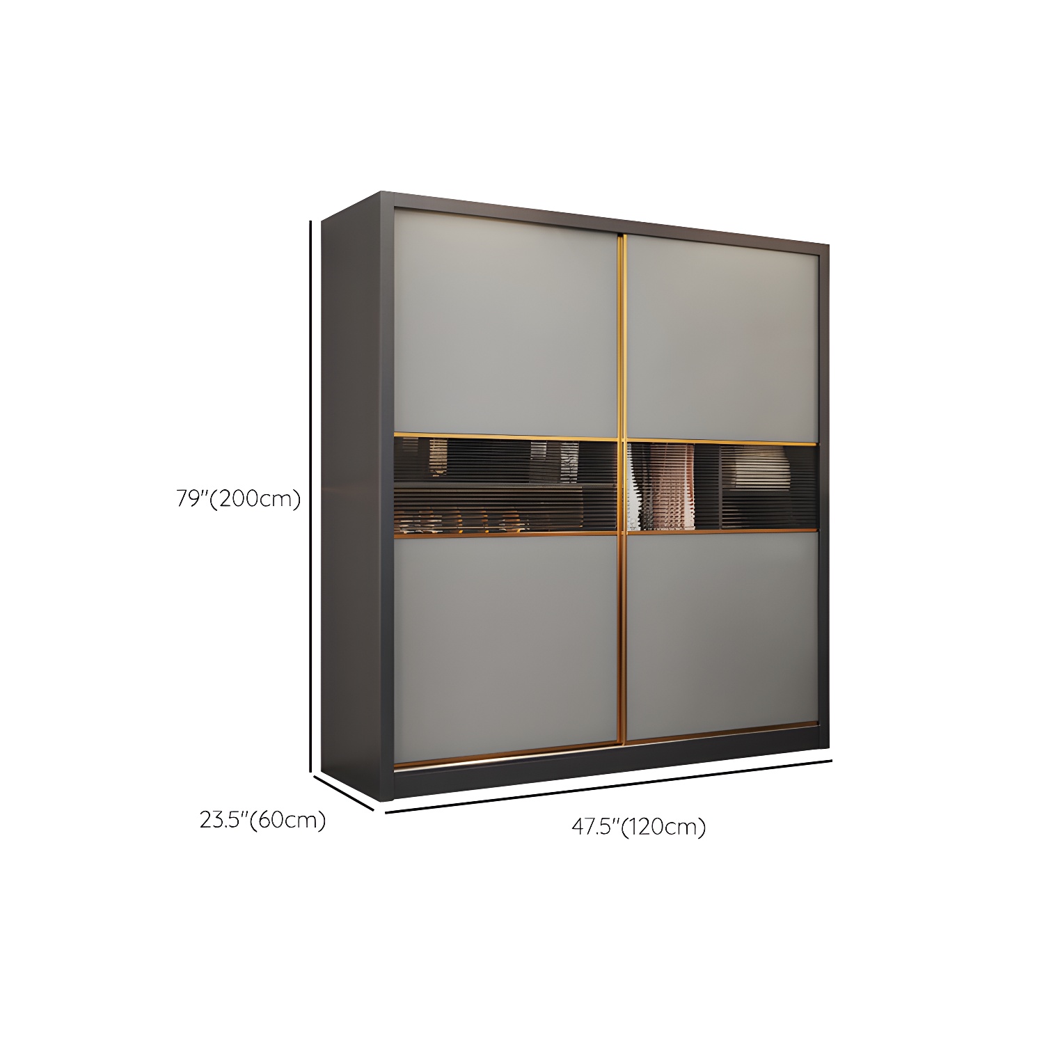 Modern Wood Freestanding Wardrobe Soft Close Drawer and Doors Wardrobe - image 11