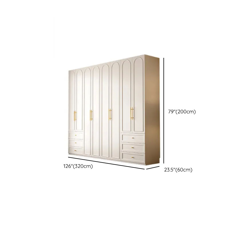 Chalk Modern Wooden Standalone Almirah with 3-Drawer/6-Drawer, Soft Close Door, and Interior Shelves - image 29